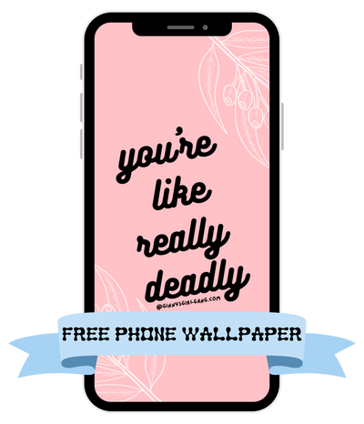 Phone Wallpaper! FREE DIGITAL DOWNLOAD- Deadly